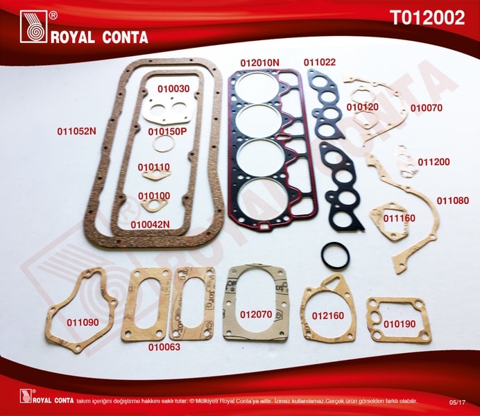 MOTOR CONTA TAKIMI (FULL) M131 1,6 - ROYAL T012002