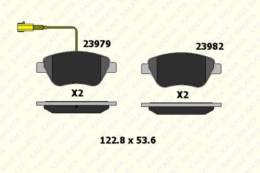 Fiat On Fren Balatası Fiat 500 500c Doblo Fiorıno Panda 1.3 Mjet 1.4 1.2 1.9 Jtd 1.6 16v 01> Ford Ka 1.3 - Kale B 23982 178 45 Ans