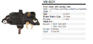 Unıversal Konjektör-Bt 12v Opel Vectra/astra/omega/zafira - Vertex-Vb0231