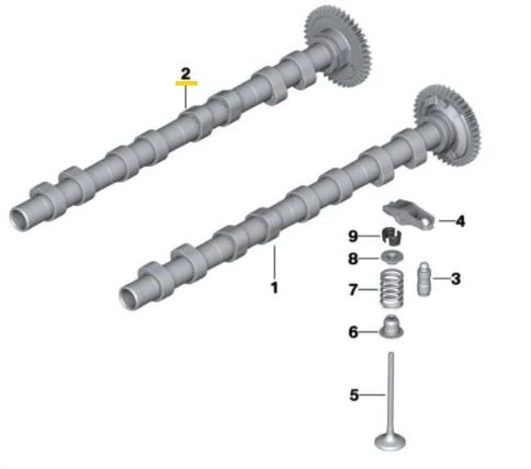 Bmw Eksantrık MILI Bmw E81 E87 E88 E82 E90 E91 E92 E93 E60 E61 E84 E83 Egzoz N47 - Estas Est04039