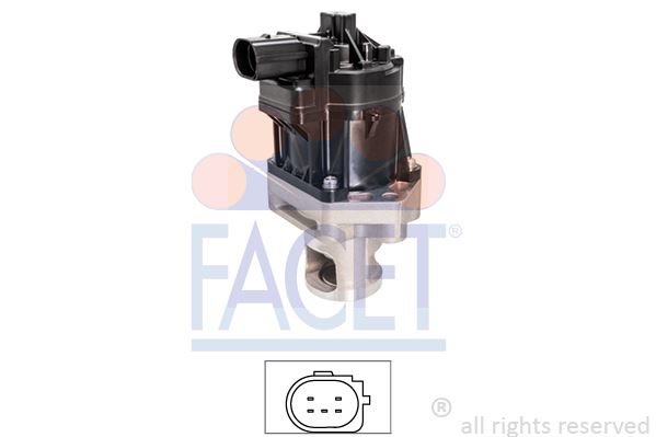 EGR VALFI FIAT 500L 500X BRAVO II DOBLO G.PUNTO IDEA LINEA PUNTO EVO 1.6D MTJ - FACET 23.0063