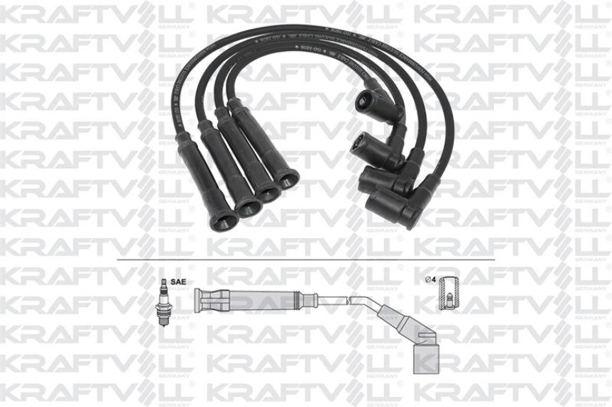 Bmw Bujı Kablosu Bmw E36 E34 (silikon Kablo) - Kraftvoll 05070268