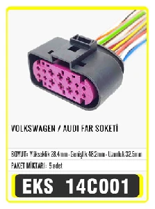 Unıversal Soket>far  Volkswagen / Audi   S9011 - Eks-14c001