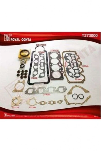 Ford Motor Takım Contası (keceli+subaplastıklı) S,k,c Dahıl Escort CL 1,3 / 1,6 80>90 - Royal T273000