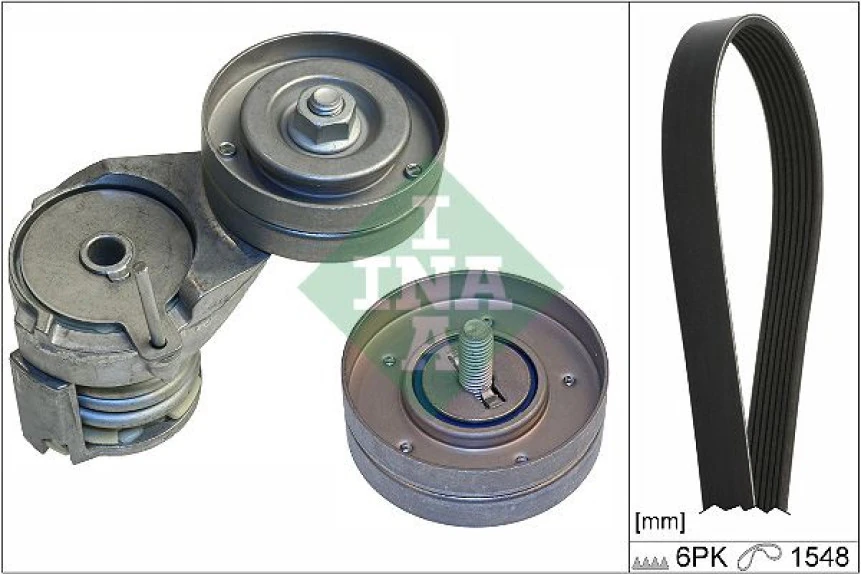 Vw V Kayıs Seti - 6pk1548 - İna 529 0108 10