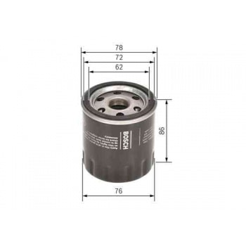 YAG FILTRESI (METAL) BOXER III JUMPER III 22DT PUMA C81 110BG C96 130BG C110 150BG EURO5 TRANSIT V34 - BOSCH F026407188