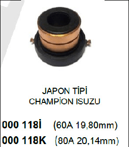 ROTOR BAKIRI-DAR ISUZU VAKUMLU DİNAMO - HT-118D