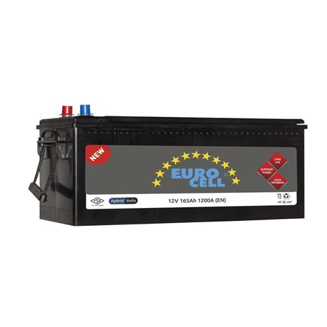 AKU 12V 165 AH B150 (513×222×223) TIRNAKLI - EUROCELL 8699358510099