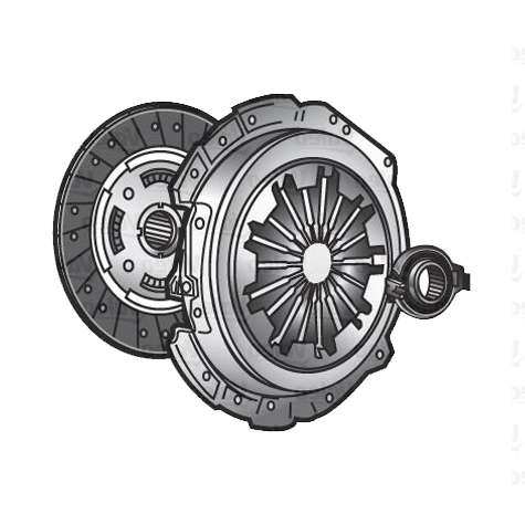 DEBRIYAJ SETI MAZDA 626 IV MX 6 2,4 92> - VALEO 821052
