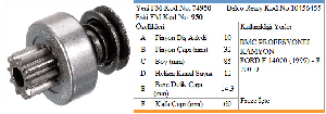 MARŞ DİŞLİSİ-DT 10D BMC PROF.28 MT - FORMMETAL-74950
