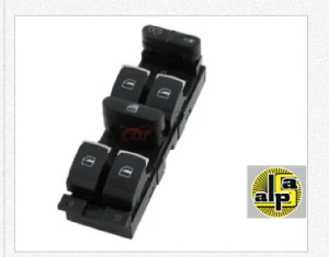 Unıversal Cam Anahtarı>vw Bora - Golf 4 - Passat B5 Sol Dörtlü - Krom   >>3bd959857 - Mcar-An412c