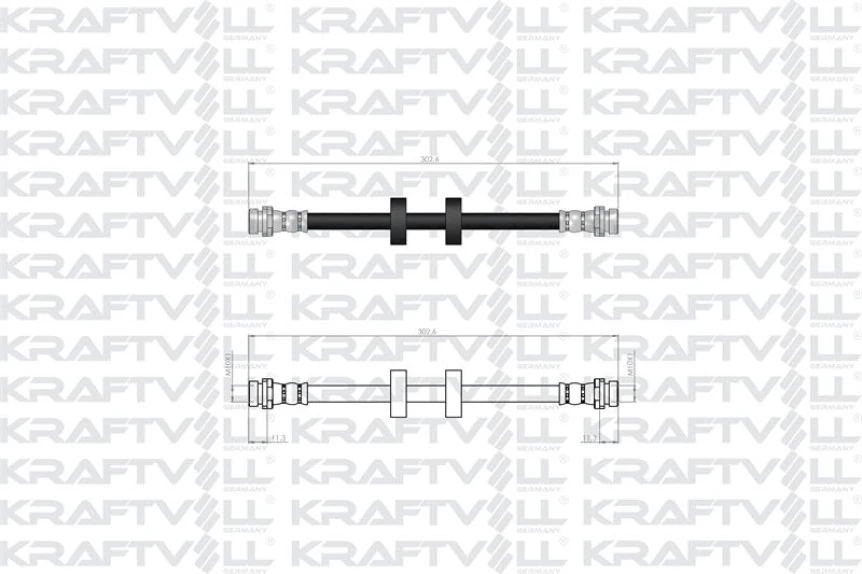 Ford Arka Fren Hortumu Mondeo 93-96 - Kraftvoll 07080458