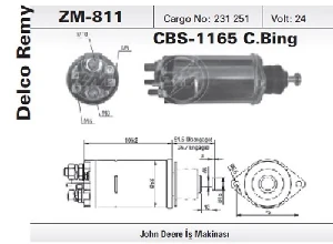 Unıversal Marş Otomatiği-Dt-24v -28mt. Bmc Profesyonel-10457172 - Zm-811