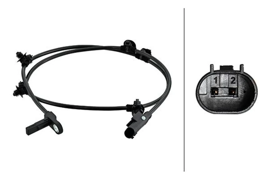 Mercedes Truck Tekerlek Hiz Sensoru,2-Kutuplu,hal Sensoru,mb - Hella 6pu230048-271