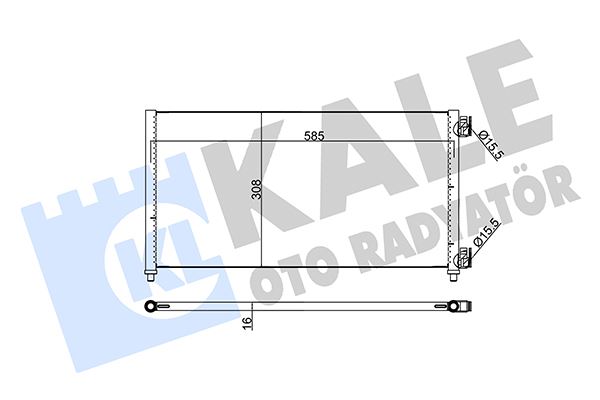 KLIMA RADYATORU DOBLO 1,3 1,9 JTD / D 01> PUNTO 1.2 99>10 - KALE 378200