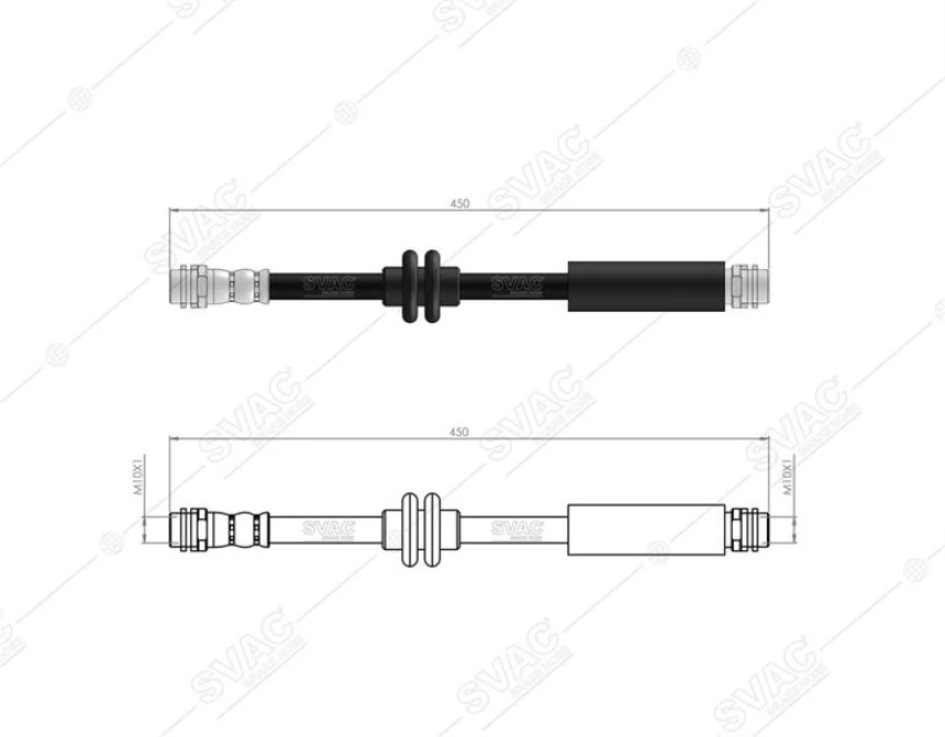 Mercedes Fren Hortumu On E-Class W211 03>08 S211 03>09 - Svac 50-0175