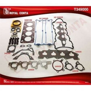 MOTOR TAKIM CONTASI (KECELI+SUBAPLASTIKLI) S,K,C DAHIL ESCORT CLX 1,6 ZETEC E 16V 92>00 MONDEO I / I - ROYAL T349000