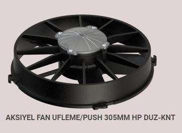 FAN MOTORU 24V UFLEME 12 AKSIYEL GENIS KANAT YUKSEK PROFIL - BASKURT 53812221