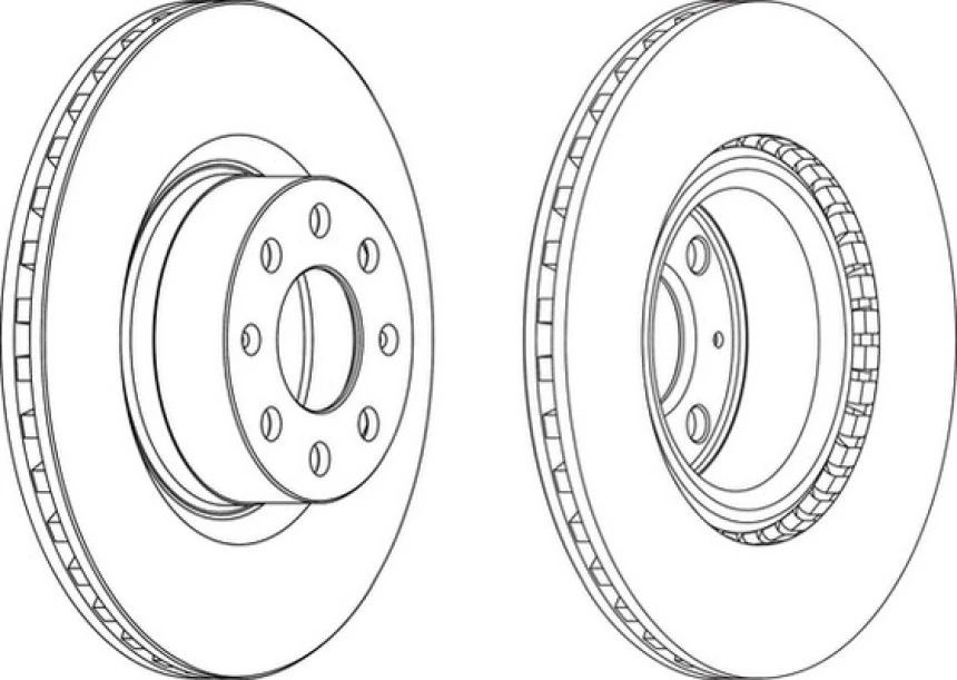 Opel Fren Diski Ön - Takım 15 İnch - Frd Ddf1298