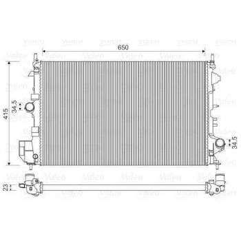 Opel Su Radyatörü - Su Radyatörü - Val 734981