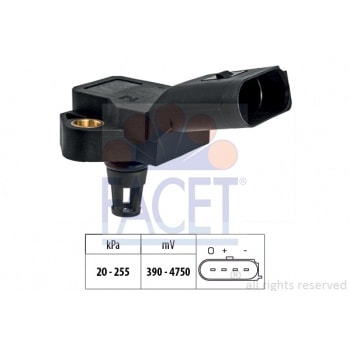 TURBO BASINC SENSORU A4 08>15 A5 08>11 1.8 TFSI 2.0TDI CAHA CAHB CABD CDHB - FACET 10.3188