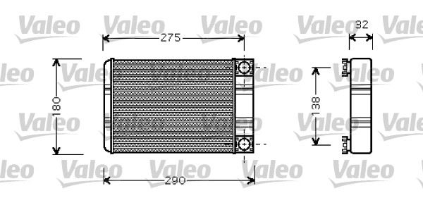 KALORIFER RADYATORU W203 00>07 CL203 02>08 S203 02>07 C209 02>09 A209 03>10 R230 06>12 - VALEO 812321