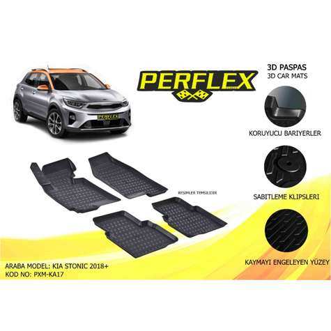 Kia Paspas 3d Havuzlu X-Mat Kia Stonıc 2018-> - Perflex Pxm-Ka17