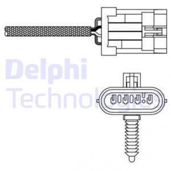 OKSIJEN SENSORU (KATALIZATOR) X16XEL ASTRA G VECTRA B 1998>> - DELPHI ES20135-12B1