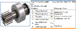 MARŞ DİŞLİSİ-LT 10D BEDFORD 7T SIK.DİK.KANAL - FORMMETAL-42461