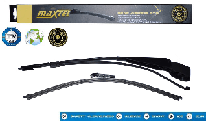 ARKA SİLGİ SÜPÜRGESİ KOLLU  16" 419 mm VOLKSWAGEN CRAFTER 2E 2006-2016 SAĞ (FISKİYE HORTUMLU) - MAXTEL-12606436
