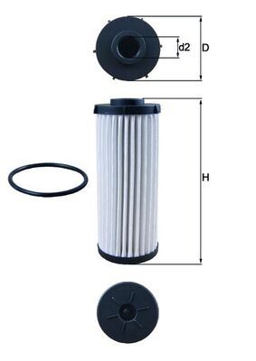 OTOMATIK SANZIMAN YAG FILTRE GOLF VII PASSAT TIGUAN ERTEON KADIAQ A3 Q3 R8 ALHAMBRA T6 T7 - MAHLE HX139D