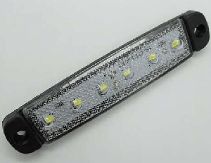 PARMAK LAMBA İNCE TİP 6 LEDLİ BEYAZ - SPRLIGHT-TAS004-12V-B