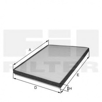 POLEN FILTRESI (KARBONLU) W203 02>07 CL203 02>08 S203 01>07 C209 02>09 A209 02>10 - FIL HCK7051
