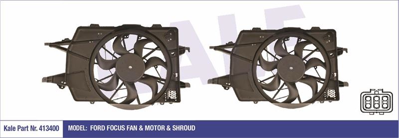 FAN MOTORU FOCUS I 98>04 (+ AC TEKLI )1,6 2,0 ZETEC KOMPLE - KALE 413400
