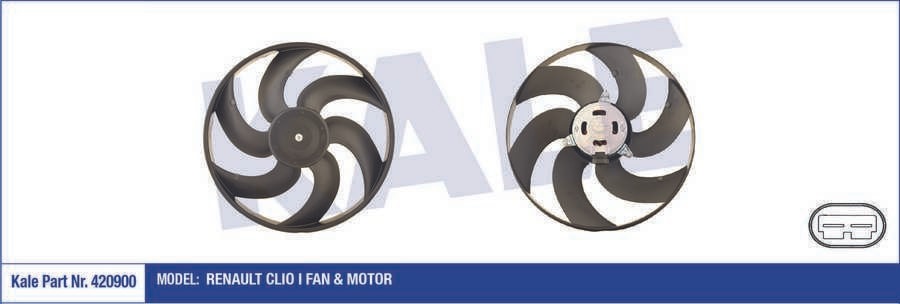 FAN MOTORU K4J CLIO I - KALE 420900