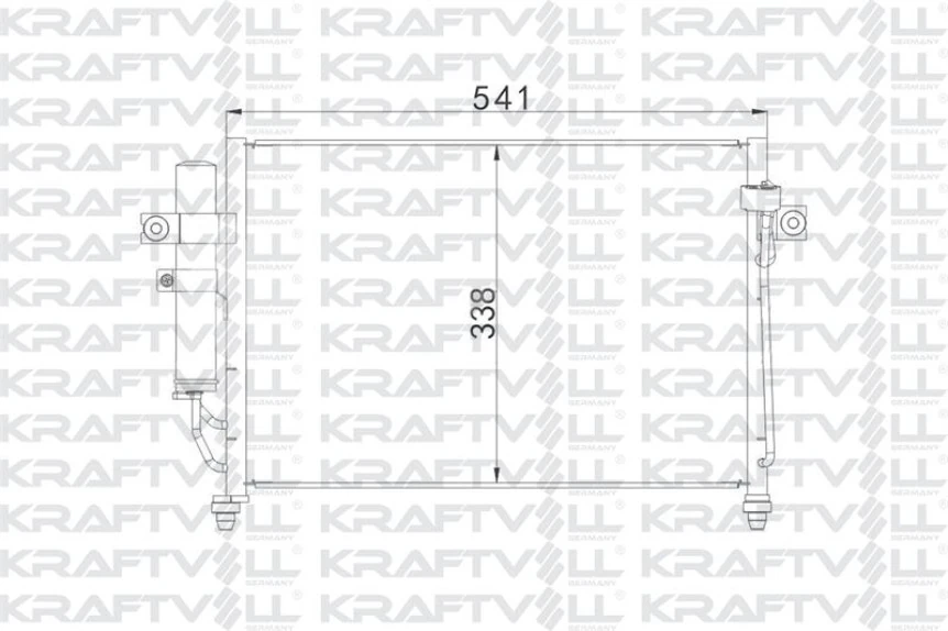 Hyundaı Klima Radyatoru ( Kondanser ) Hyundaı Getz 1.3 1.4 Benzinli 2003-> - Kraftvoll 08060053