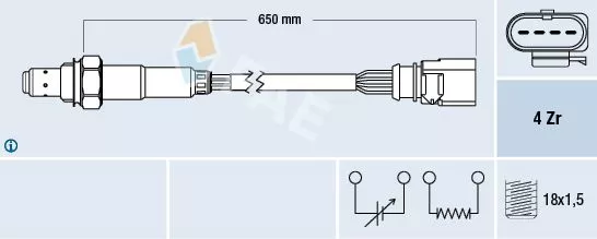 OKSIJEN SENSÖRÜ - F00HL00406 - FAE 77440