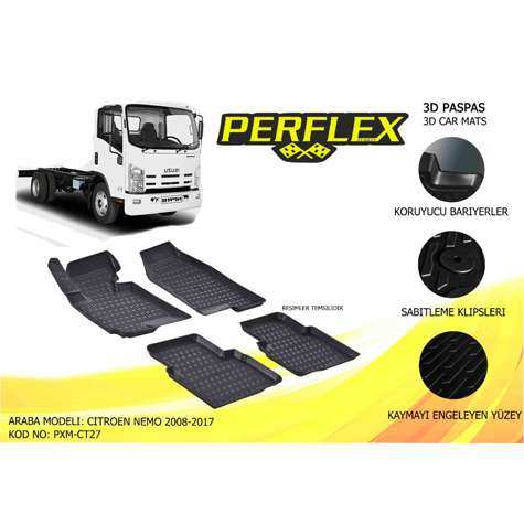 Mitsubıshı Ticarı Paspas Kaucuk Flexaır Mitsubıshı Fuso Canter Fe511 Fe639 Fe711 Fe859 - Perflex Fxk-Mt10