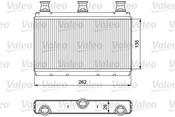 KALORIFER RADYATORU BMW E60 E63 E64 - VALEO 811537