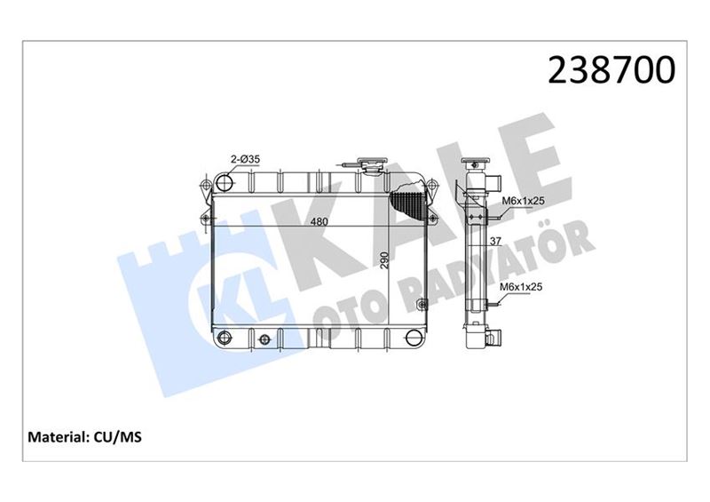 MOTOR RADYATOR M131 YM (3 SIRA PN SISTEM) - KALE 0101083PN