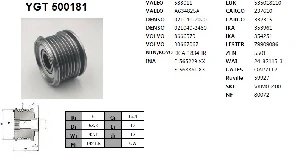 Unıversal Kasnak-Ford C Max-Fiesta-Focus-Fusıon-Kuga-Volvo - Ygt-500181