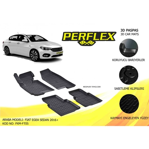 Fiat Paspas 3d Havuzlu X-Mat Egea Sedan 15> - Perflex Pxm-Ft05
