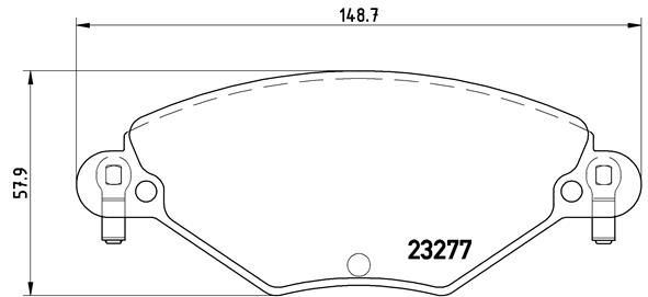 ON FREN BALATASI CITROEN C5 1,6HDI 1,8 16V 2,0I 16V 00> - VALEO 670419
