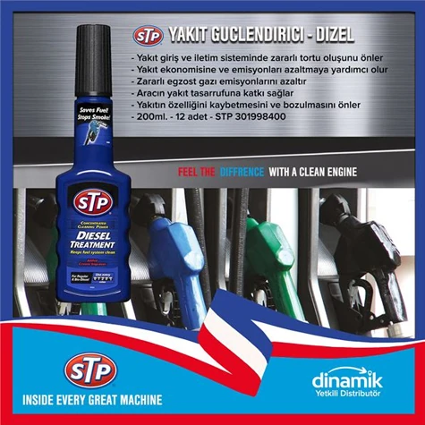 Yag & Antıfırız Stp® Diesel Treatment, Dizel Yakıt Katkısı 200ml. - Stp 301998400