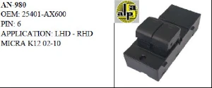 Unıversal Cam Anahtarı>nissan Micra K12  Sol Çiftli  02-10   >>25401-Ax600 - Mcar-An980