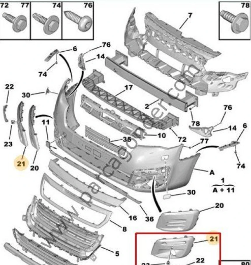 Psa Sis Far Cercevesi Takım Partner Tepe Berlingo III 14> - Luvı 0020.1613564780-Urt