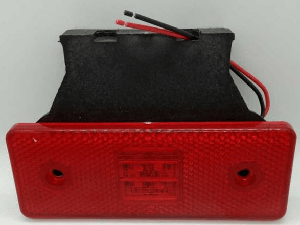 SİDE MARKER LAMBA  SMD LED ARKASI DÜZ  4 LEDLİ KIRMIZI - SPRLIGHT-TAS003-12V-K