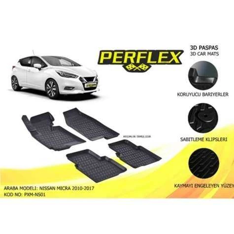 Nissan Paspas 3d Havuzlu X-Mat Nissan Micra 2010-2017 - Perflex Pxm-Ns01