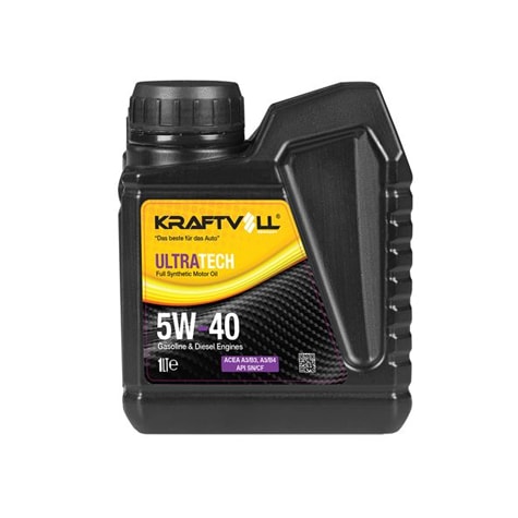 YAG & ANTIFIRIZ MOTOR YAGI BENZIN-DIZEL 5W40 TAM SENTETIK SN 1LT. - KRAFTVOLL 17011031