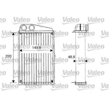 KALORIFER RADYATORU MEGANE II SCENIC II GRAND SCENIC II 1,4 / 1,6 / 1,5DCI / 2,0 02> - VALEO 812247